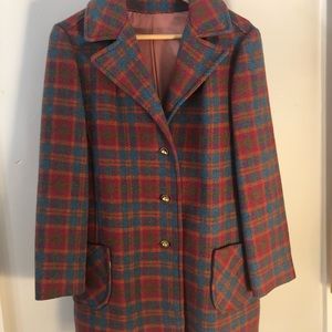 Retro wool coat size 4-6